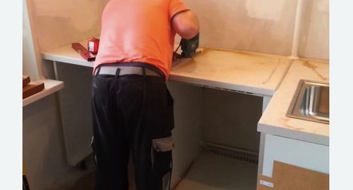 Сборка кухонного гарнитура. Семикаракорск